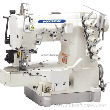 Cylinder Bed Interlock Sewing Machine with Rear Puller